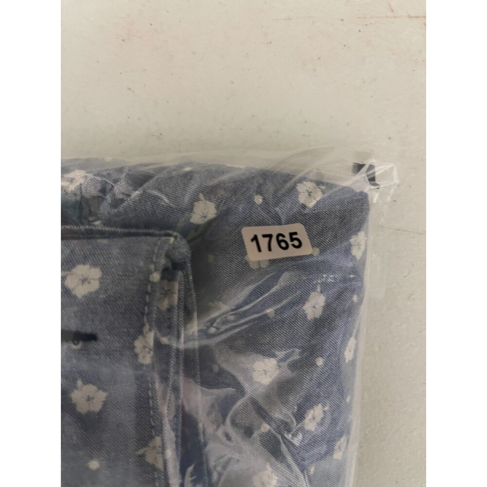 Brooks Brothers Chino Shorts Men's 31 Blue White Floral Flannel Cotton - Picture 13 of 13